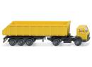 WIKING 094805 N - tracteur MB avec semi remorque benne ridelles r�hauss�es
