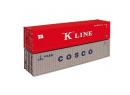 GRAHAM FARISH 379 361A  N - Set de 2 containers 40' ''K Line'' et ''COSCO''
