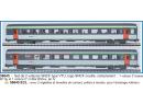 PIKO 58645 HO - Set de 2 voitures VTU ep IV SNCF