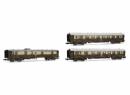 ARNOLD 4109 N - Set de 3 voitures CIWL Cie Nord ep II
