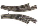 FLEISCHMANN 6142 HO - paire d'aiguillages courbes