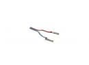 TRIX 66520 - Paire de cables bleu et rouge avec �clisses soud�e