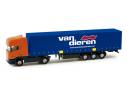 HERPA  065924 N - Scania R 04 TL curtain canvas semitrailer ''Van Dieren Maritime'' (NL)