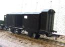 JEP 6662 HO - Wagon couvert bois avec gu�rite ep III SNCF