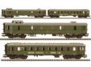 LILIPUT 350041 HO - Coffret de 2 voitures ex DR de l'arm�e Britanique �p IIIa