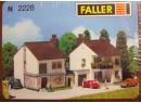 FALLER 2228 N - Ensemble de 2 maisons de banlieue