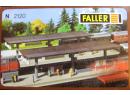 FALLER 2120 N - Set de 2 quais couverts avec rampes
