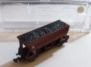 ROCO 030312-1 N - Wagon tr�mie � essieux ep III DB (avec chargement)