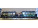 LGB 30805 G - Lot de 2 voitures � plateforme avec �clairage