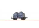 BRAWA 37104 O - Wagon silo pour le transport du ciment en vrac avec plateforme ep III DB