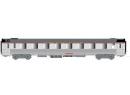 LS Models 10041.1 HO -  Voiture Mistral 56 inox Ep IV SNCF