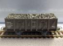 VB HO - Tombereau ridelles m�talliques ep III SNCF avec chargement de charbon