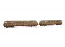 RIVAROSSI 2037 HO - Set de 2 autorails FIAT Aln 556 ep IV FS