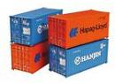 GRAHAM FARISH 379 353 N - Set de 4 containers 20'  Hapag Lloyd et Hanjin (379353)