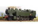 HO-MX.002/2D - SNCF 141.TA.303, vert, sans filets, fanaux ac�tyl�ne, avec LokSound ESU