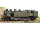 HO-MX.002/4D - SNCF 141.TA.407, vert, filets rouges, fanaux ac�tyl�ne, LokSound ESU