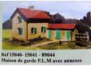 ARCHITECTURE DE FRANCE r�f 15040 HO - Maison de garde porte � droite r�seau PLM