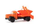 BREKINA (SAI 2661) HO - Camion multi bennes BERLIET orange