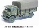 REE Modeles AB022 HO - Camion bch Chevrolet  3T Arme Franaise Guerre Algrie 54-62