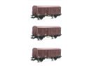 PIKO 96620 HO - Set de 3 wagons couvert type Gs4 UIC p IV SNCF