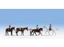 NOCH 15630 HO - 4 cavaliers et 4 chevaux