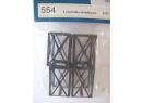 SAI 554 HO - pack de 4 grandes poutrelles en treillis mtallique