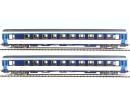PIKO rf 58629 HO - Coffret de 2 voitures Corail couchettesAcBc p IV-V de la SNCF