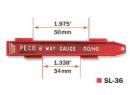 PECO réf SL-36 HO/OO - gabarit pour entraxe des voies (SL36)