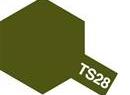 TAMIYA 85028 - Bombe peinture TS28 vert olive 2 mat