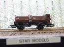 SACHSEN ref 16044 HO - Plat essieux avec 2 bennes amovibles p II DRG