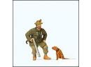 PREISER ref 28129 HO - Chasseur et son chien