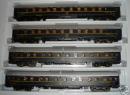 ROCO ref 44050 HO - Set de 4 voitures lits U-Hansa CIWL