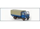 BREKINA ref 48500 HO - Camion bach Mercedes Benz MB LP 608 bleu