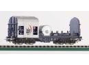 PIKO ref 54396 HO - Wagon type Shimms LogServ ep V DB AG