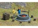 BUSCH ref 7715 HO - Scenette barbecue