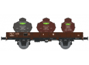 REE Modeles HO WB-061 - WB-061 - Wagon PLAT OCEM 29 Ep.III SNCF