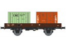 REE WB 079 HO - Wagon PLAT OCEM 29 Ep.III (WB079)