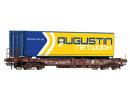 ROCO 66974 HO - Wagon type Sdgkkms kangourou avec semi remorque AUGUSTIN ep V OBB