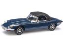 RICKO 38220 HO - Jaguar type E cabriolet bleue (E type blue) 1971