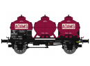 REE MODELES WB 092 HO - Wagon Porte-Container Citerne Ep.III  SNCF  ADAMS - WB092