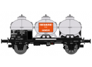 REE MODELES WB 095 HO - Wagon Porte-Container Citerne Ep.III  SNCF ''VINTRANSPORT'' (WB095)