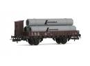 JOUEF 6084 HO - Junior Line - Wagon plat charg a du tuyaux LAFARGE ep III SNCF