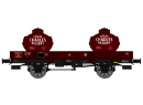 REE MODELES WB 128 HO -  Wagon PLAT OCEM 29 Ep.III SNCF  Louis Charles WB128