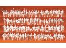 PREISER 16325 HO - Personnages  peindre - gare et voyageurs - 120 U