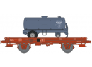 REE MODELES WB 154 HO - Wagon UFR Mono-Porteur Ep.IV SNCF BLEUE UNIE  - WB154