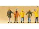 PREISER 10423 HO - Travailleurs en tenue (6)