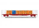 LS MODELS 30120 HO - porte containers Sgss SA6 CNC et EDF ep V SNCF