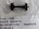 TRIX 347105 HO - Essieu AC diamtre 9 mm