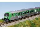 EPM 413906 HO - Rame de 3 �l�ments RRR R�gion Bretagne si�ges int�rieurs 3 couleurs ep IV SNCF
