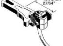 KADEE 19 HO - Attelages type US longs magntiques - 10.61mm - Nem 362